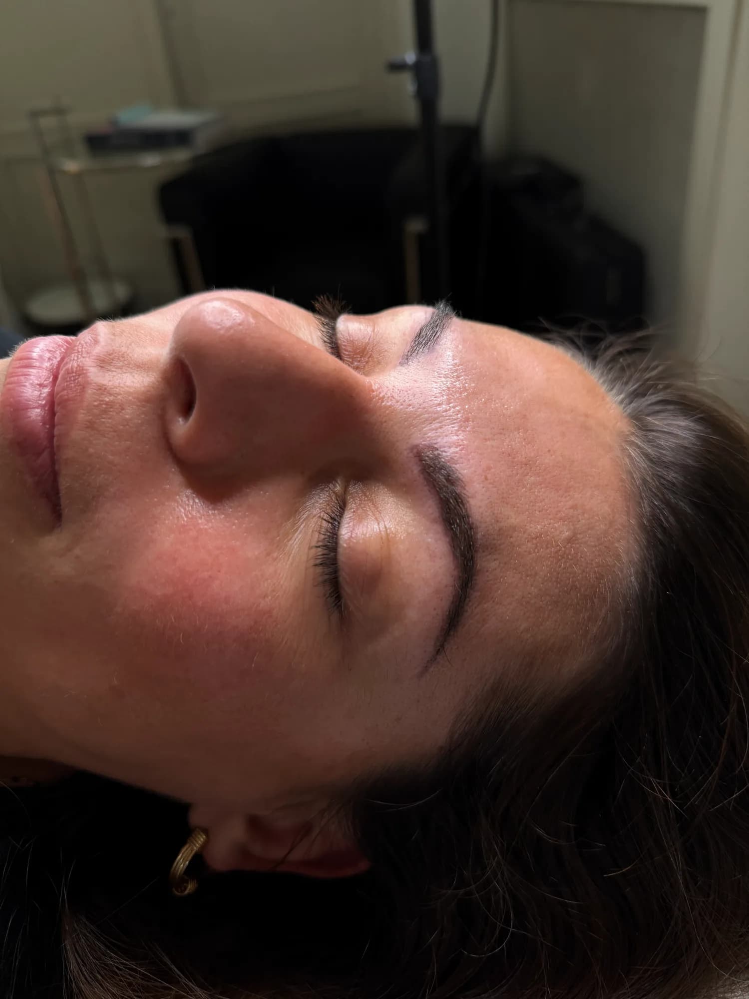 Maquillage des sourcils, séance 4